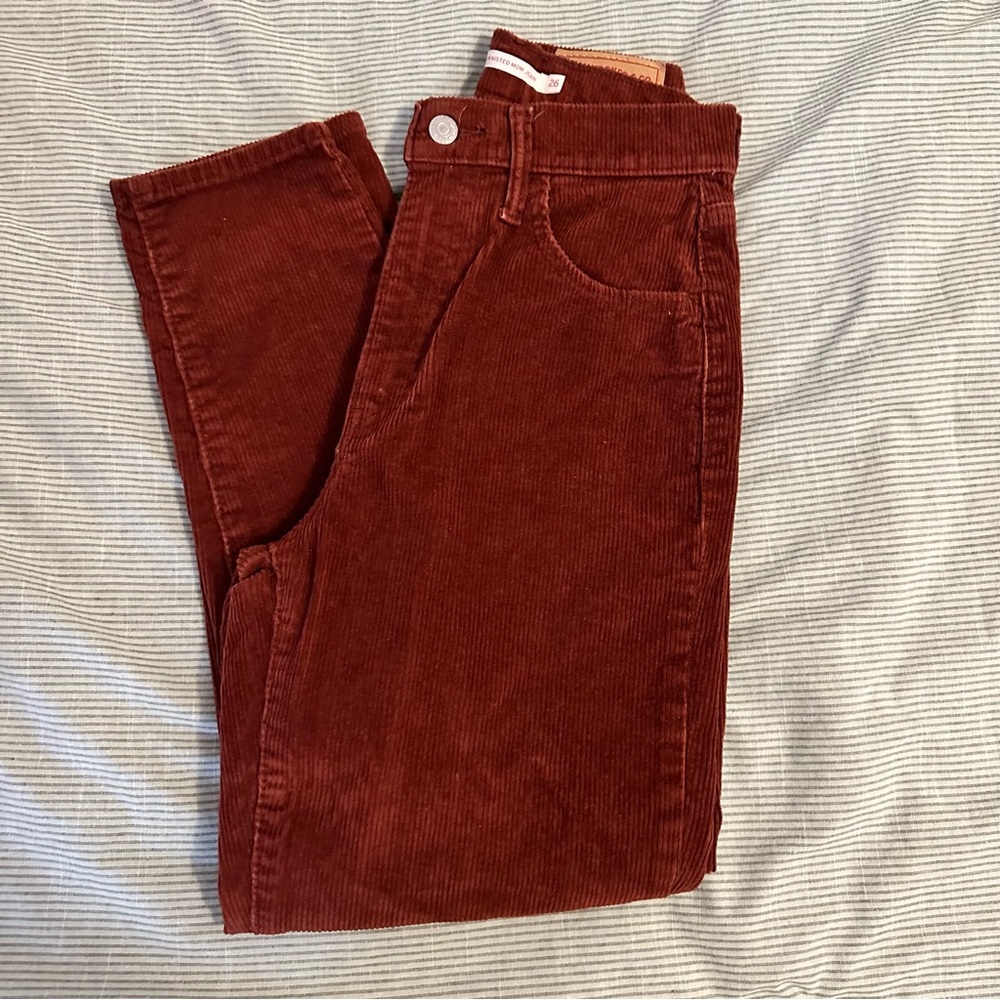Levi’s Corduroy High Waisted Mom Jean